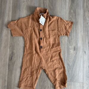 Zara Button-Up One piece 12-18 month